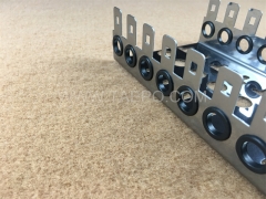10 ways 10 pairs LSA krone back mount frame to facilitate the organization termination and connection of multiple telephone or data lines.
