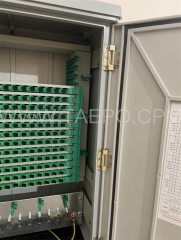 Hot Sale 144 fibers outdoor telecom SMC street fiber Optical Cross Connection Cabinet from China Factory TAEPO for Sale