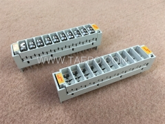 10 pairs 3 pole over voltage LSA protection magazine with GDT arrester from China Manufacturer