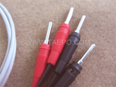 4 pole krone test plug to banana plug krone test cord