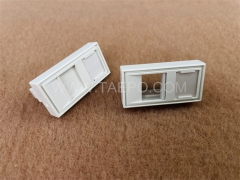 1 port French styple network faceplate insert for keystone jack