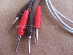 4 pole krone test plug to banana plug krone test cord