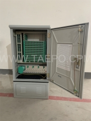 Hot Sale 144 fibers outdoor telecom SMC street fiber Optical Cross Connection Cabinet from China Factory TAEPO for Sale