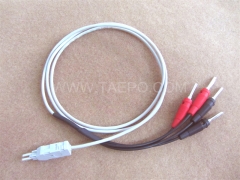 4 pole krone test plug to banana plug krone test cord