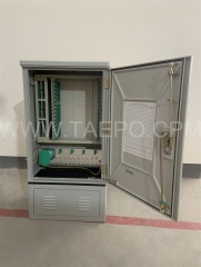 Hot Sale 144 fibers outdoor telecom SMC street fiber Optical Cross Connection Cabinet from China Factory TAEPO for Sale