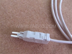 4 pole krone test plug to banana plug krone test cord