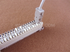 4 pole krone test plug to banana plug krone test cord