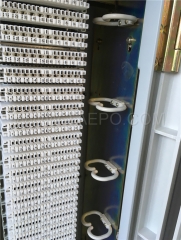 Outdoor 1200 pairs SMC cross connection cabinet with base from China Manufacturer for Sale