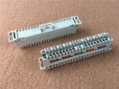 Telecom parts suppliers of Krone telephone connection module 10 pair with color label