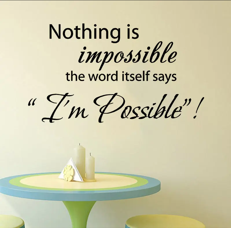 Nothing is impossible