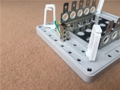 Indoor 50 pairs distribution point dp box for LSA module from China Manufacturer for Sale