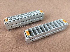 Factory Price 10 pairs 2 pole over voltage krone surge protection magazine with GDT arrester