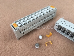 Factory Price 10 pairs 2 pole over voltage krone surge protection magazine with GDT arrester
