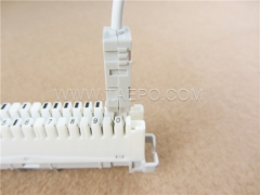 2-pole LSA test plug connection test cord