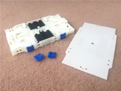 Plastic hinge between 2 bases of fiber optic splice tray #TP-3115