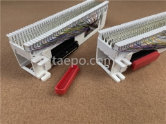 50 pairs S 66M wiring phone punch down block with 1 female 50 pin RJ21 connection