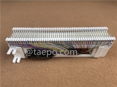 50 pairs S 66M wiring phone punch down block with 1 female 50 pin RJ21 connection