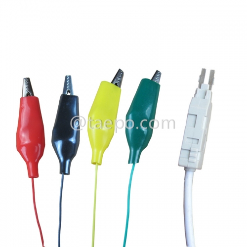 4-pole krone test plug to alligator clip test cord LSA