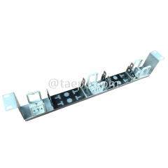 4 ways krone rack mount frame for 10 pair disconnection module