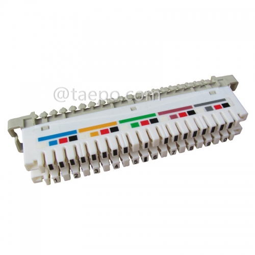 Krone 10 pair lsa plus disconnection module with color label from China Manufacturer