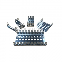 10 ways 10 pairs LSA krone back mount frame to facilitate the organization termination and connection of multiple telephone or data lines.