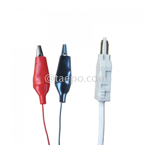 2-pole krone test plug to alligator clip test cord LSA