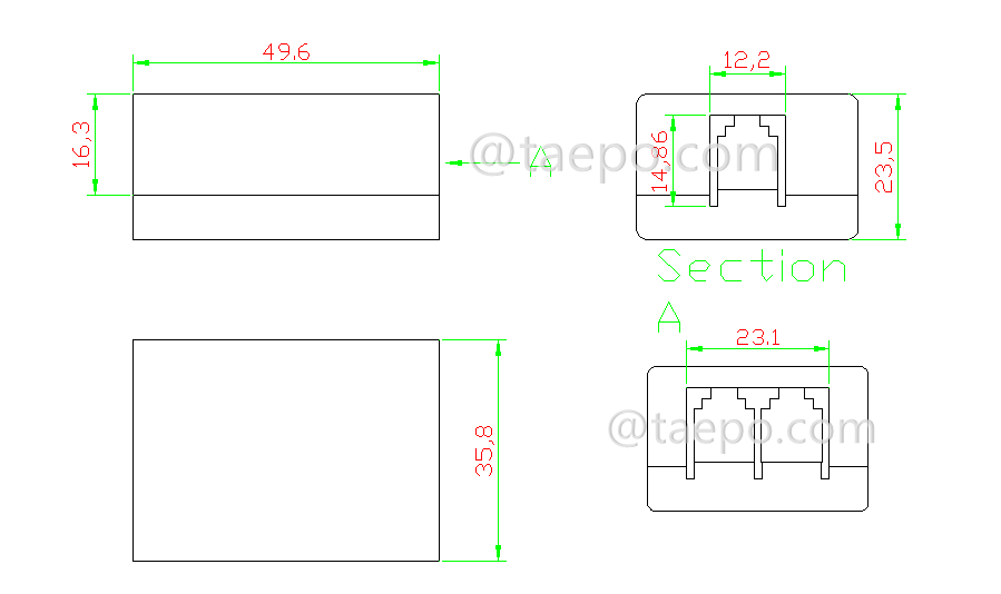 Schematic Diagrams for CPE ADSL splitter