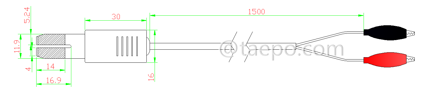 Schematic Diagrams for 2-pole HW test cord