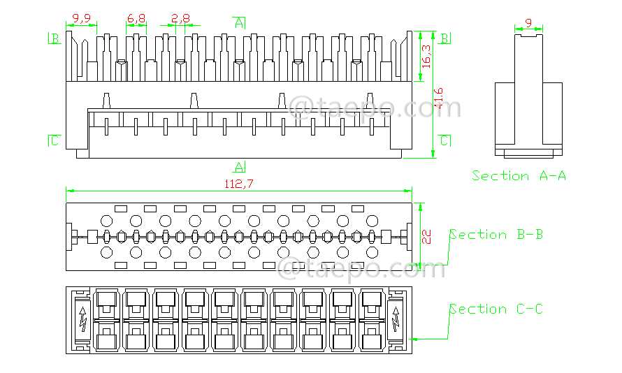 Schematic Diagrams for 2 pole over-voltage krone protection magazine 