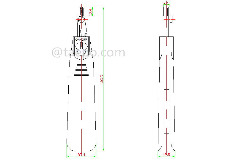 Schematic DIagrams for Insertion tool for HW terminal block D1