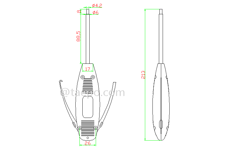 Schematic Diagrams for Installation tool, long version