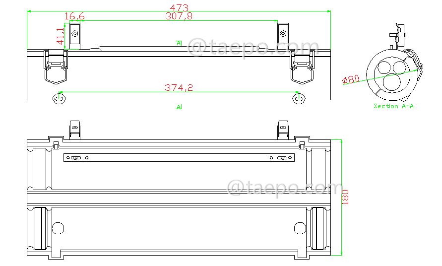 Schematic Diagrams for 150 pairs Copper aerial closure