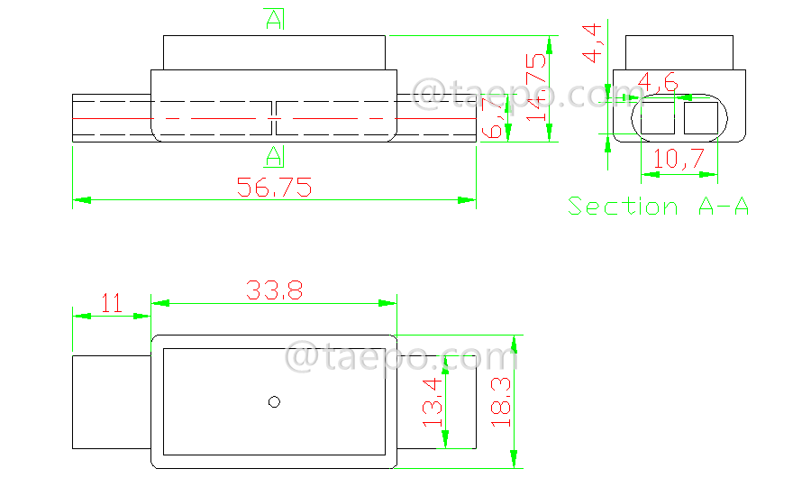 Schematic Diagrams for UDW2 Connector 