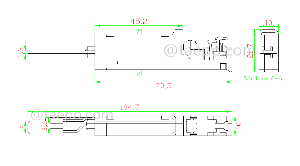 Schematic Diagrams for Telephone MDF VDSL2 splitter over POTS