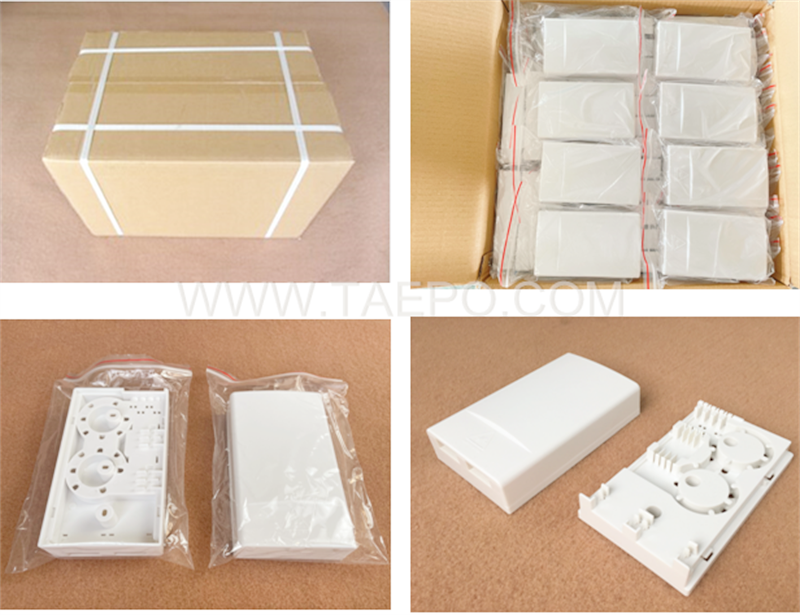 Packing picture fort Indoor 4 core SC FTB Fiber optic termination box