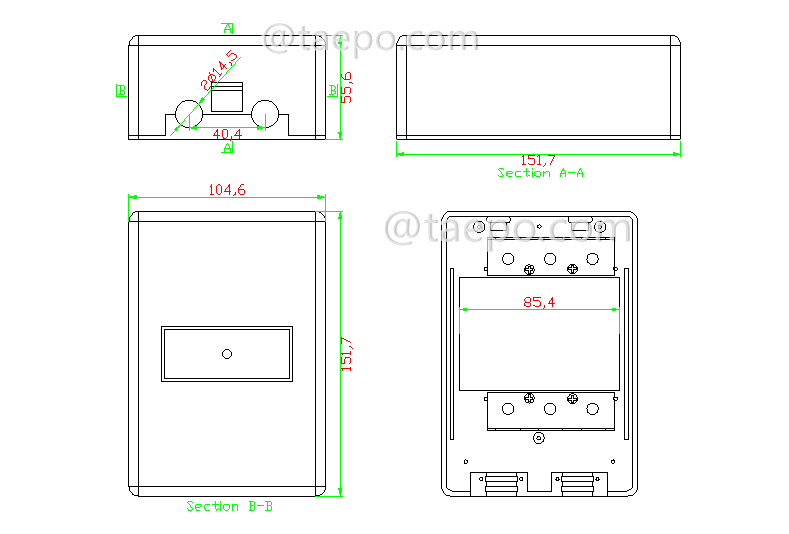 Schematic Diagrams for Indoor 30 pair dp box