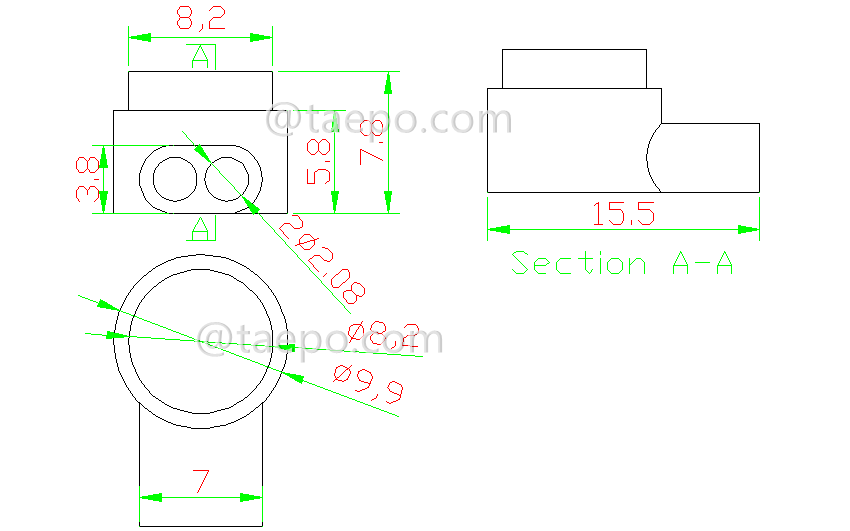 Schematic Diagrams for 3m scotchlok UY2 connector