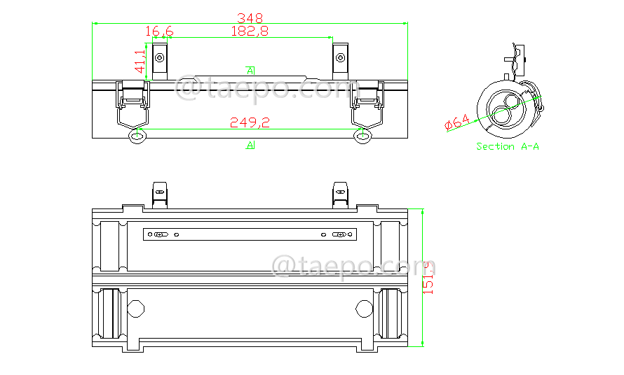 Schematic Diagrams for  50 pairs Copper aerial closure