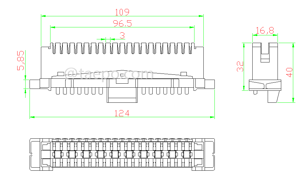 Diagram for 10 pair krone lsa plus connection module