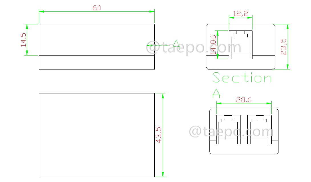 Schematic Diagrams for CPE ADSL splitter