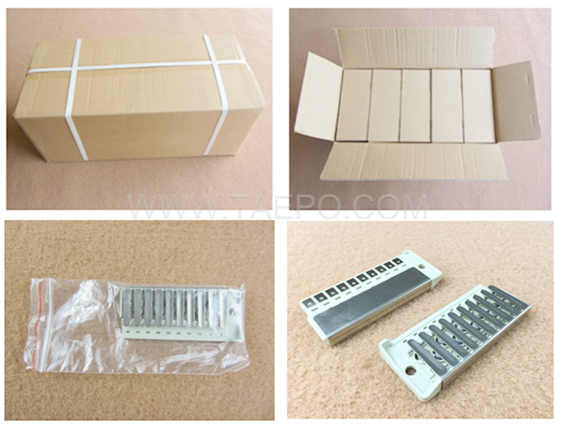 Packing Picture for 5 pairs over-voltage MDF protection magazine