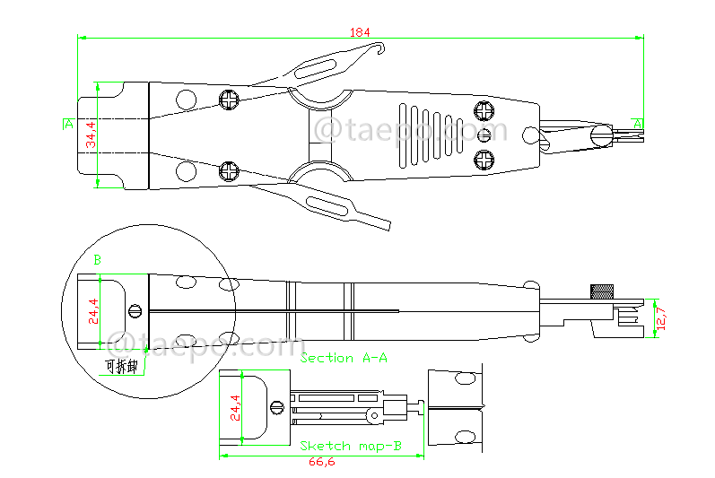 Scheamtic Diagrams for IDC multi-purpose impact insertion tool 