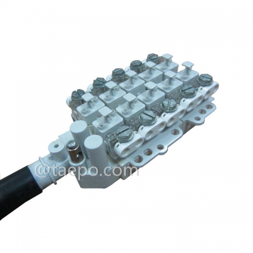 Grease filled 10 pair dropwire STUB module with cable which can be fixed into terminal box with REACH Test Report
