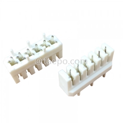 6 pins krone pcb terminal block connector with Rohs Certificate