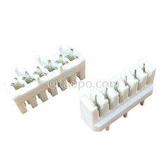 6 pins krone pcb terminal block connector