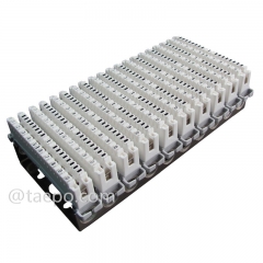 100 pairs LSA disconnection terminal block with 1 back mount frame and 10 krone module from China Manufactuer for Sale
