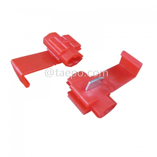 Single pin 2 wire red run and tap connector 3m scotchlok 905