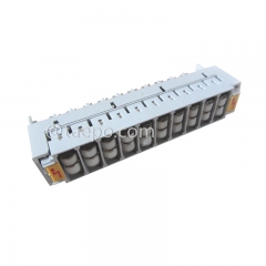 Factory Price 10 pairs 2 pole over voltage krone surge protection magazine with GDT arrester