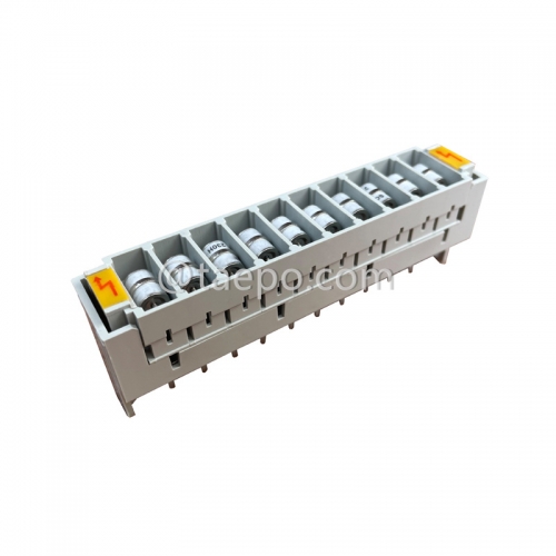 10 pairs 3 pole over voltage LSA protection magazine with GDT arrester from China Manufacturer
