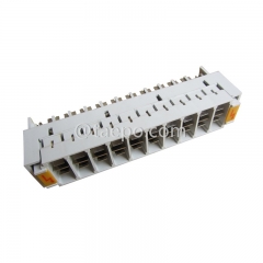 10 pairs 2-pole over-voltage lsa protection magazine without Gas Discharge Tube GDT arrester from China Manufacturer for Sale